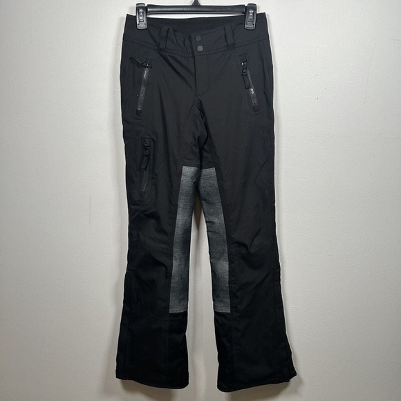 Athleta Other - Athleta Womens Lined Black Boot Cut Ski Windbreaker Pants Size 0